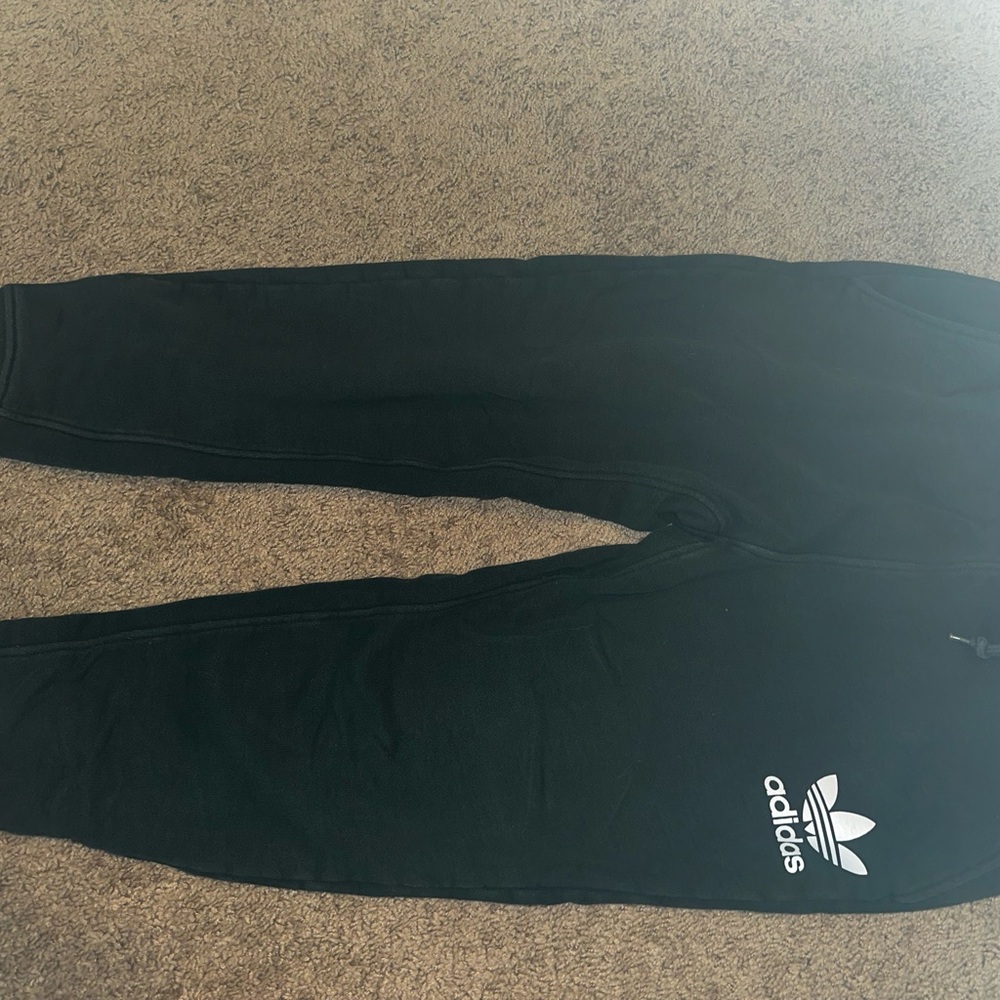 Adidas Kids Black Sweatpants
